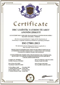 ISO 27001 Sertifikası